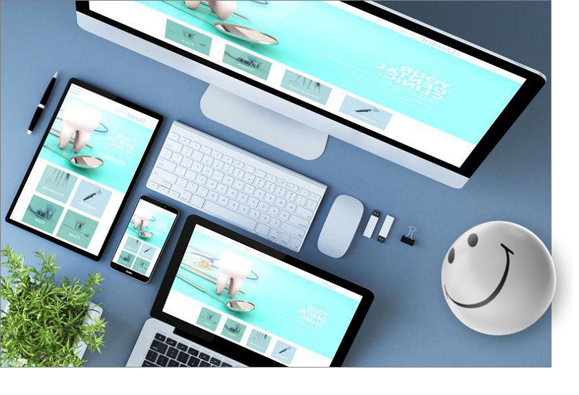 A variety of website sizes